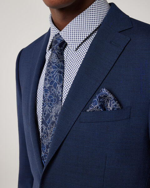 Floral Jacquard Silk Tie 